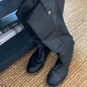 Frye Black Riding Boots